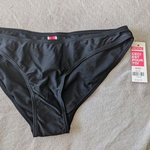 Ardene Black Bikini Swim Bottoms Medium